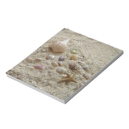 Bloc-note Coquillages Dans Le Sable (Tourné)