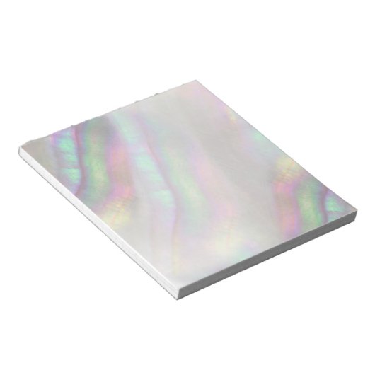 Bloc-note coquille iridescente simulée (Incliné)