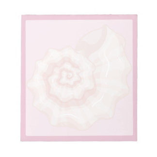 Bloc-note Coquille Rose 1