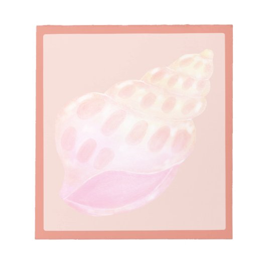 Bloc-note Coquille Rose 3 (Devant)
