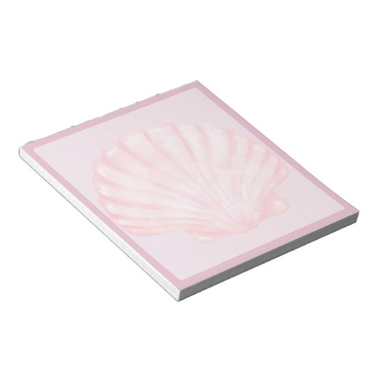 Bloc-note Coquille Rose 4 (Incliné)