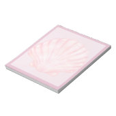 Bloc-note Coquille Rose 4 (Tourné)