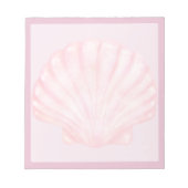 Bloc-note Coquille Rose 4 (Devant)