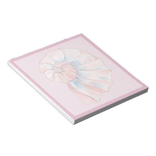Bloc-note Coquille Rose 5 (Incliné)