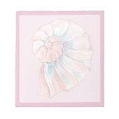 Bloc-note Coquille Rose 5 (Devant)