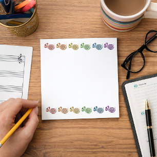 Bloc-note Cor d'harmonie Français Instrument de Musique Arc-