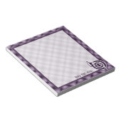 Bloc-note Cor d'harmonie violet français (Incliné)