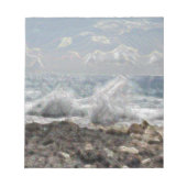 Bloc-note Corail et vagues (Devant)