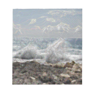 Bloc-note Corail et vagues