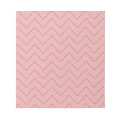 Bloc-note Coral Pink Chevron (Devant)