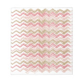 Bloc-note Coral Spice Scribble ZigZag Chevron Motif (Devant)