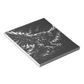 Bloc-note Corbeau gothique – par BurnsInHell (Incliné)