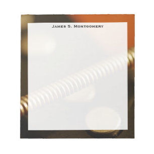 Bloc-note Corde de basse électrique en or Monogram Music