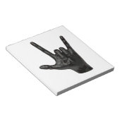 Bloc-note cornes diable main (Incliné)