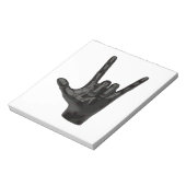 Bloc-note cornes diable main (Tourné)