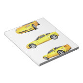 Bloc-note Corvette jaune : (Incliné)