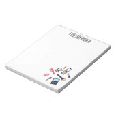 Bloc-note Cosmétique / maquillage illustration (Tourné)