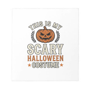 Bloc-note Costume de Halloween effrayant Chemise vintage de 