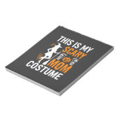 Bloc-note Costume de sorcière d'Halloween maman effrayant dr (Tourné)
