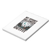 Bloc-note Costume Halloween effrayant Vintage Graveyard Tee_ (Tourné)
