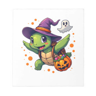 Bloc-note Costume Tortue de Halloween Hommes Femmes Enfants