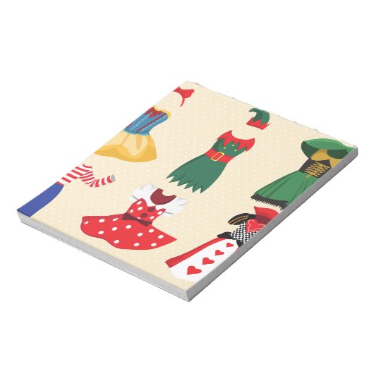 Bloc-note costumes d'halloween (Tourné)