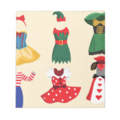 Bloc-note costumes d'halloween (Devant)