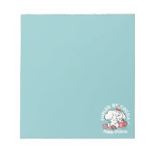 Bloc-note Cosy Puppy Dreams - Chocolat chaud et Noël (Devant)