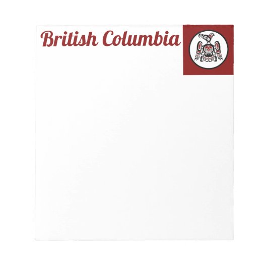 Bloc-note Côte Pacifique Nord-Ouest Haida Kaigani Thunderbir (Devant)