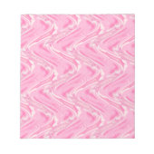 Bloc-note Coton Candy rose Abstrait (Devant)