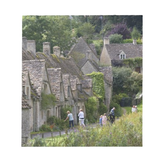 Bloc-note Cotswold maisons en pierre dans le village de (Devant)