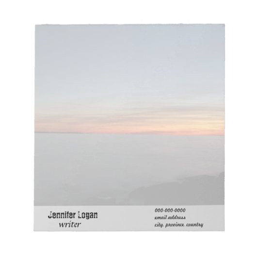 Bloc-note coucher de soleil au bord du lac, Kingston, Ontari (Devant)