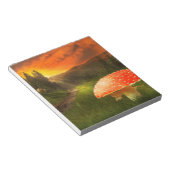 Bloc-note Coucher de soleil d'automne. (Incliné)