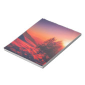 Bloc-note Coucher de soleil du soir (Tourné)