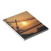 Bloc-note Coucher de soleil filaire ... Krung Thep, Thaïland (Incliné)