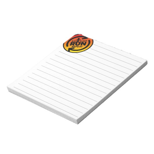 Bloc-note Coucher de soleil Manger Courir de sommeil Répéter (Tourné)