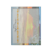 Bloc-note Coucher de soleil sur le toit 2295 (Tourné)