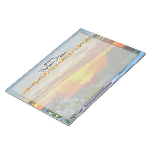 Bloc-note Coucher de soleil sur le toit 2295 (Incliné)