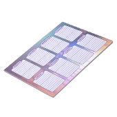 Bloc-note Coucher de soleil tropical Hebdomadaire (Incliné)