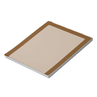 Bloc-note Couleur Arrière - plan Brown que vous pouvez Custo