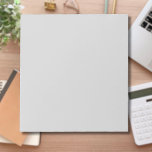 Bloc-note Couleur claire gris pastel | Classic Elegant<br><div class="desc">Couleur claire gris pastel | Classique | Élégant | tendance | Style | Cadeau</div>