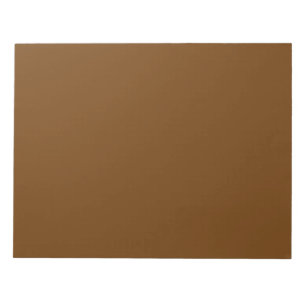 Bloc-note Couleur d'accent de décoration marron chocolat pou