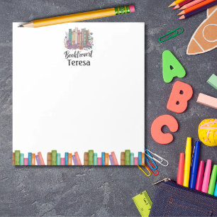 Bloc-note Couleur d'aquarelle personnalisée "Booktrovert"