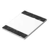 Bloc-note Couleur de marbre noir (Tourné)