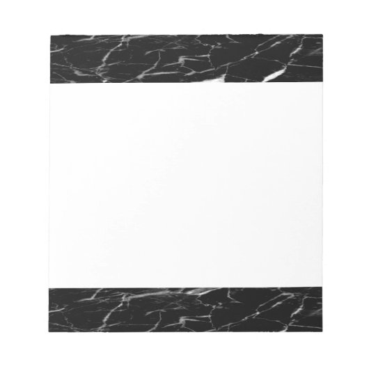 Bloc-note Couleur de marbre noir (Devant)