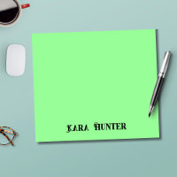 Couleur de menthe néon | Script personnalisé noir
