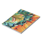 Bloc-note Couleur de tournesol jaune peinture d'art original (Tourné)