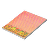 Bloc-note Couleur d'eau Citrouille (Tourné)