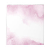 Bloc-note Couleur d'eau rose Abstrait (Devant)