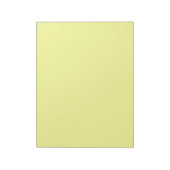 Bloc-note couleur jaune canard (Tourné)